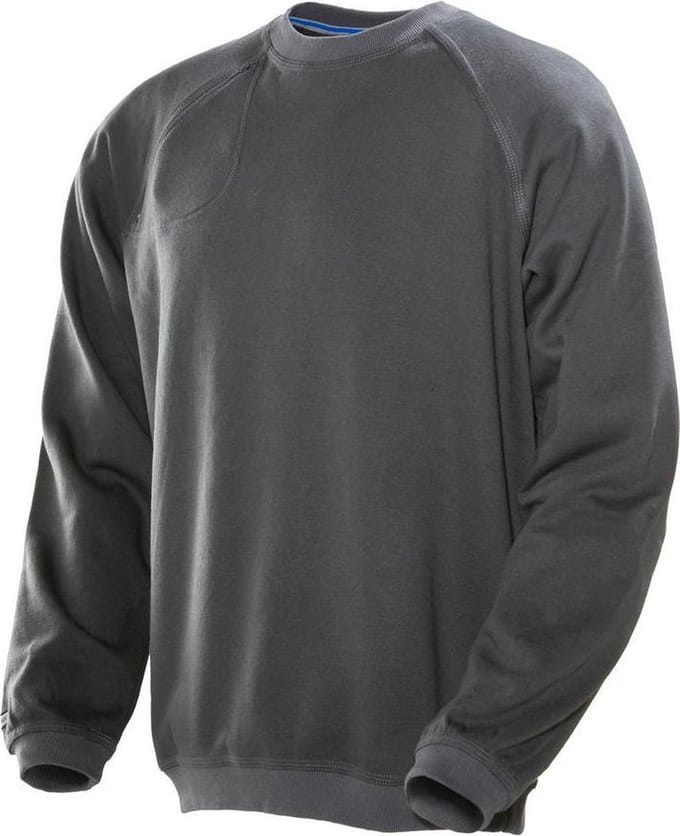 Jobman 5122 Roundneck Sweatshirt 65512293 - Donkergrijs - 3XL