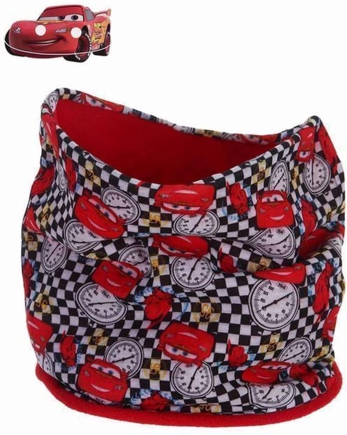 Disney Cars Nekwarmer - Fleece - One Size - ± 3-6 jaar