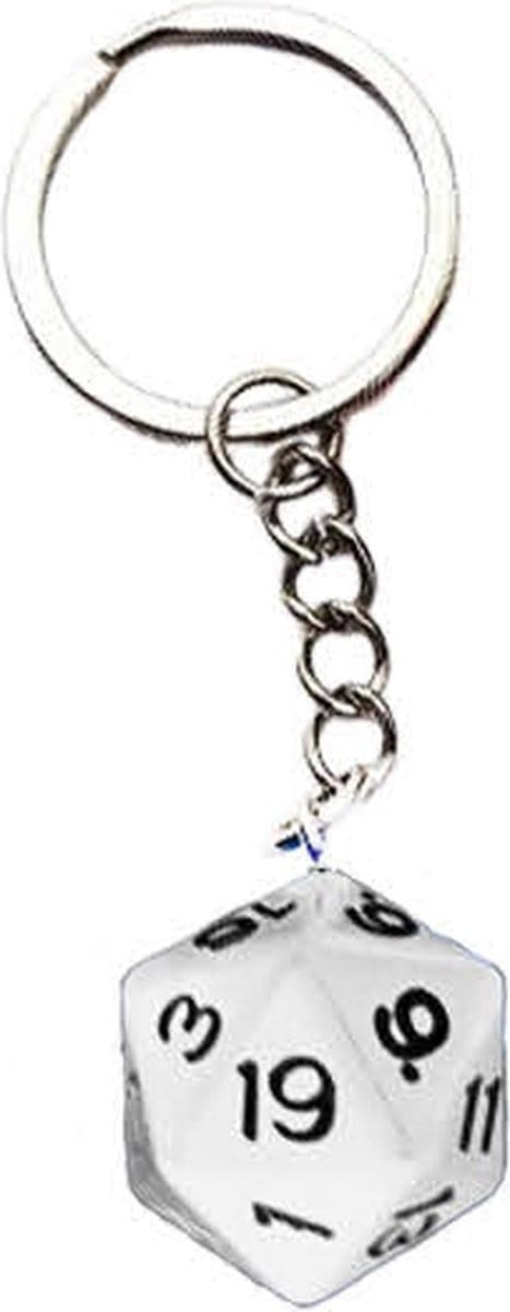 Lapi Toys - Dungeons and dragons sleutelhanger - DnD - D&D - Acryl - Wit