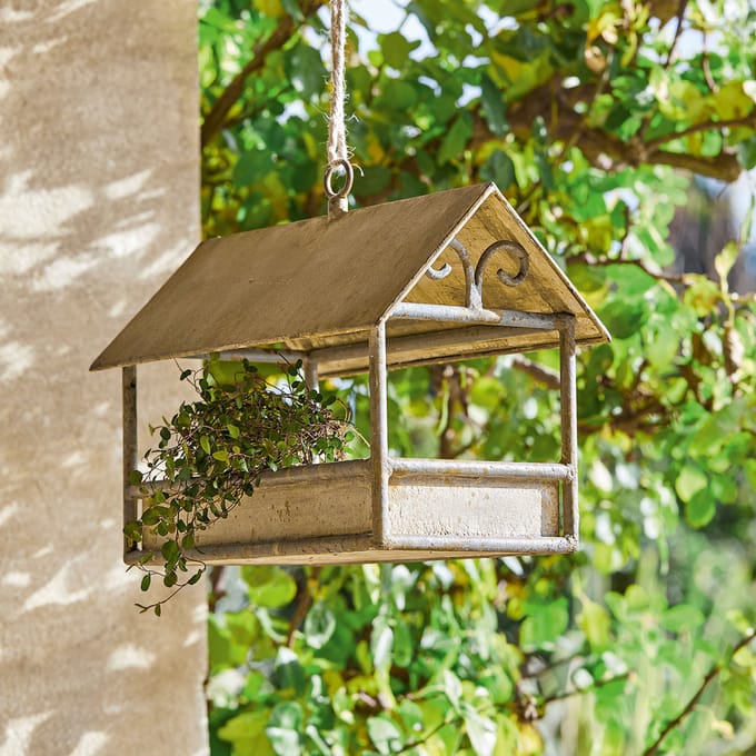 LOBERON Vogelhuisje Rantolla antiekbruin