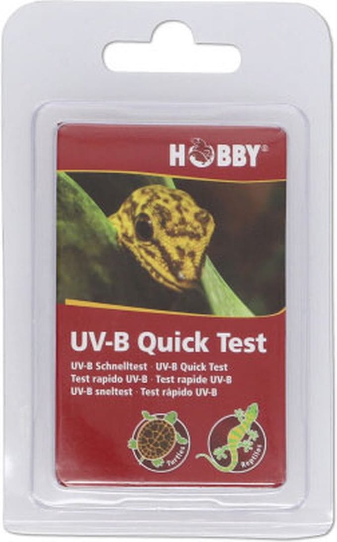 Hobby Terrarium UV-B Quick Test herbruikbare UVB testkaart (2 stuks)
