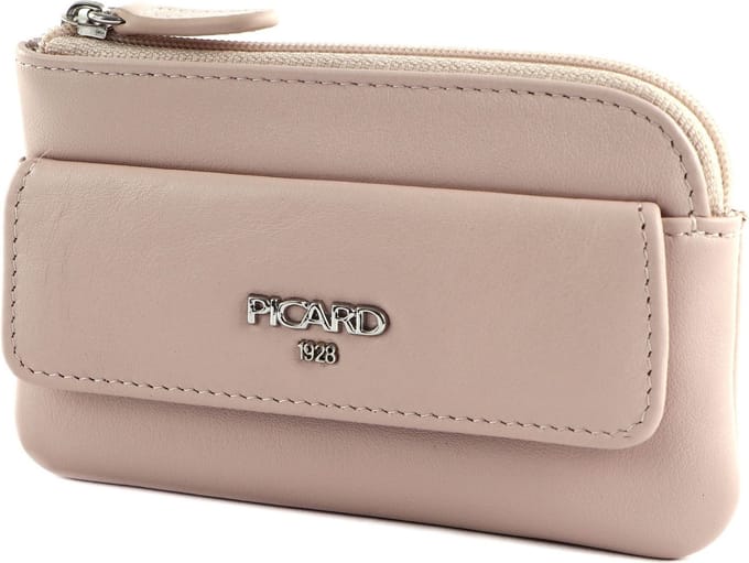 PICARD Leren Sleutelgeval Bingo Key Case Rosequartz Oud roze
