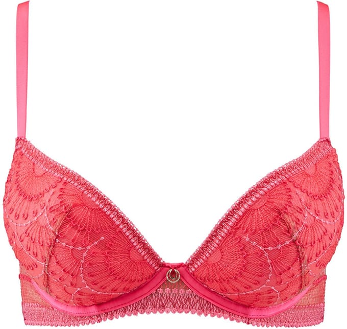 Aubade Pure Vibration Push Up Bh 2F18 Pink Flash - maat EU 80C / FR 95C