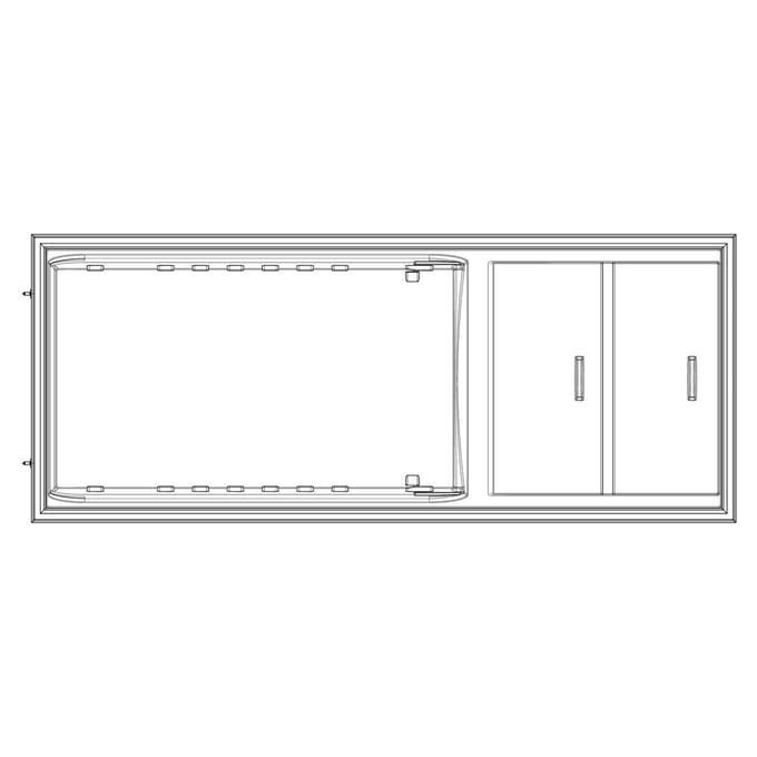 AEG Witte koelkastdeur - 538x1313.5mm 8085264011