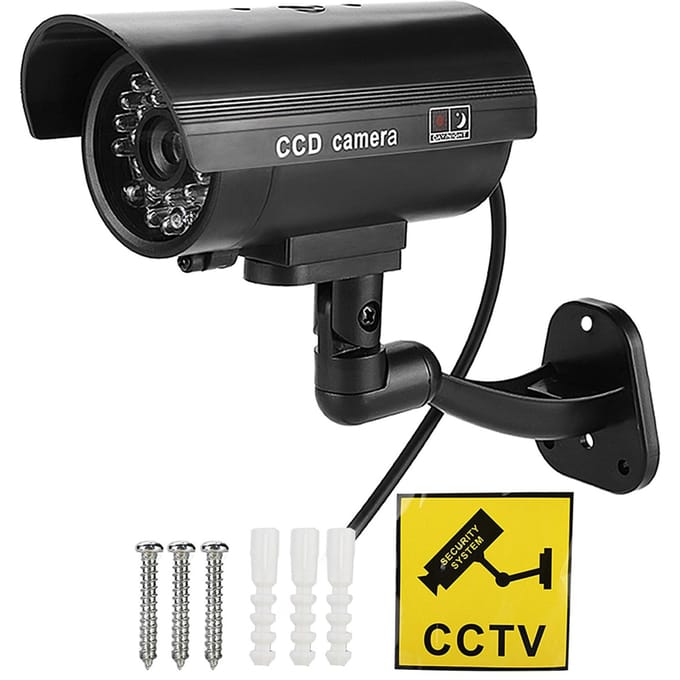 Flash LED Dummy Camera 3-6 Maanden Werking Nep Beveiligingsmonitor CCTV Anti-diefstal