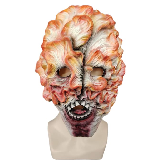 Doomsday zombie latex masker One Size beige