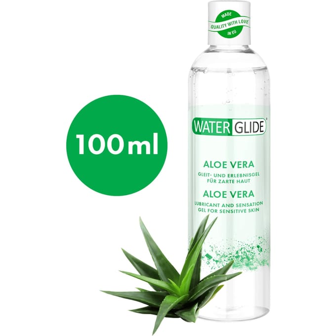 EIS massage & glijgel Waterglide, met aloë vera extracten (100ml)