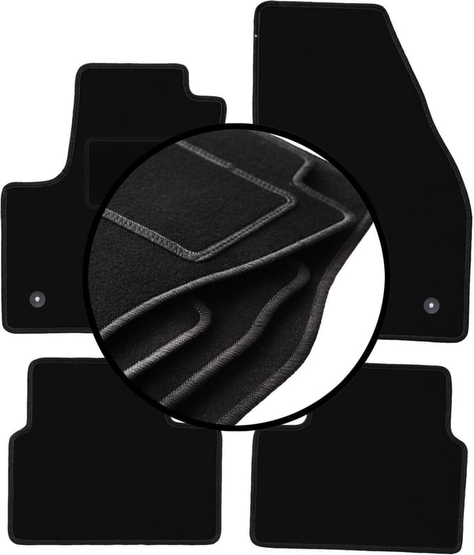 Complete set veloursmatten voor: Opel Meriva B minivan (2010-2017)