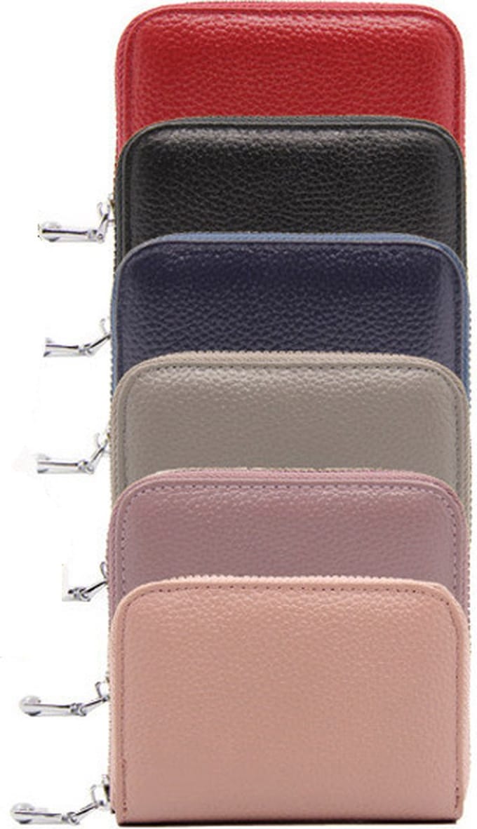 Rits Portemonnee – Unisex – Nude