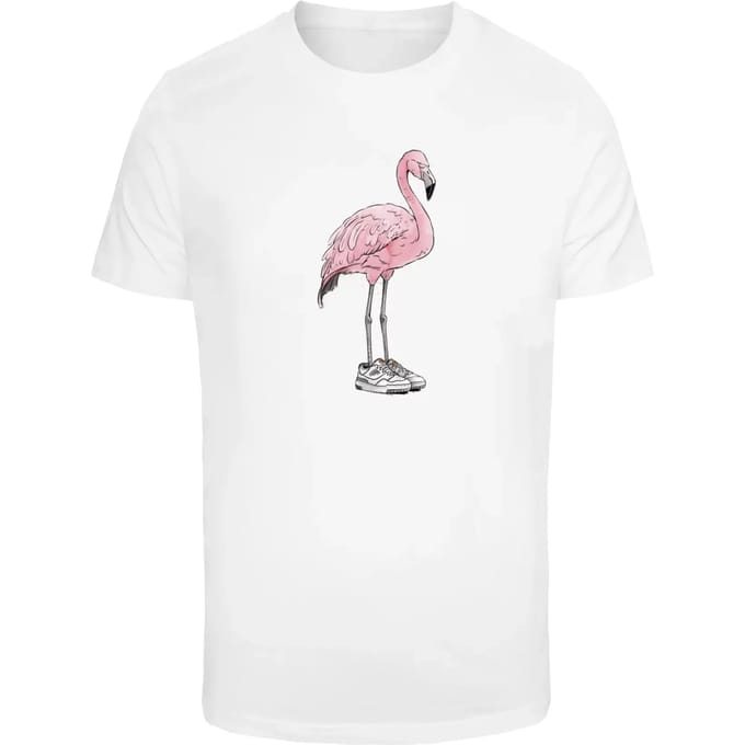 Mister Tee - Flamingo Baller Heren Tshirt - 3XL - Wit