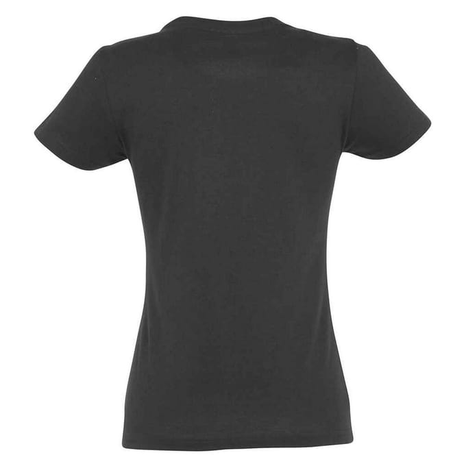 SOLS Dames/Dames Imperial T-shirt (Donkergrijs massief)