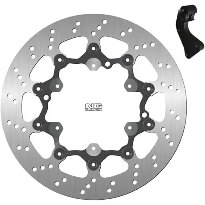 Vlotterende motorremschijfset en steuntje NG Brake Disc 1640K11