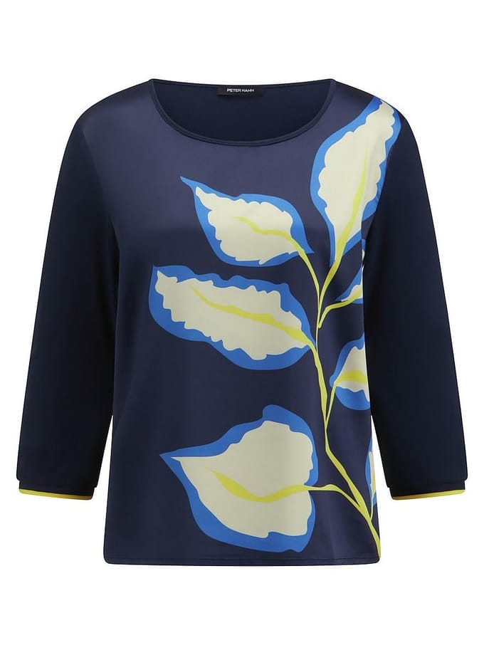 Shirt Van Peter Hahn blauw