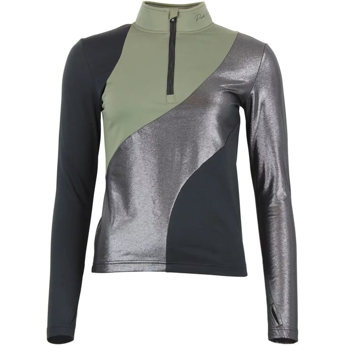 Dames met lange mouwen zip T-shirt Peak Mountain Aramis