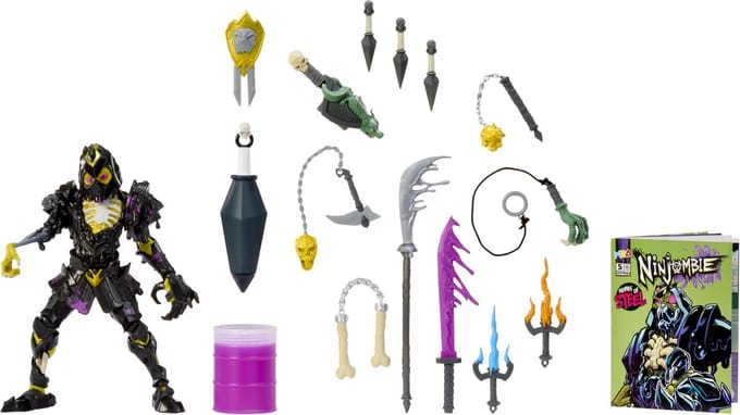 Deluxe Ninjombie-actiefiguur - Jonin Knight