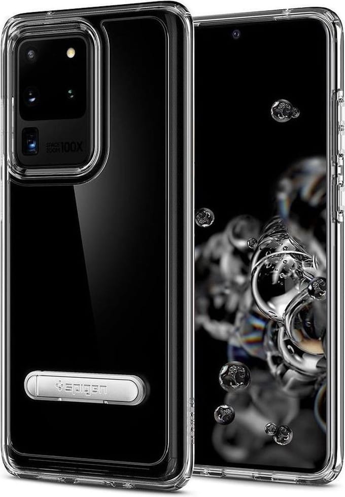 Spigen Ultra Hybrid S Samsung Galaxy S20 Ultra Hoesje Transparant