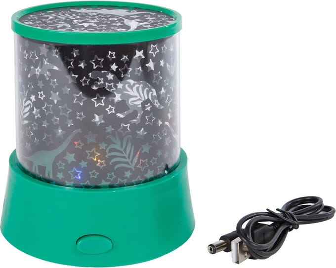 Dinoworld Dinosaurusprojectorlamp Groen 12 Cm - UNI