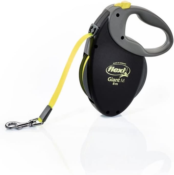 Giant Band Rolkoord - 8 meter tot 25 kg - Neongeel