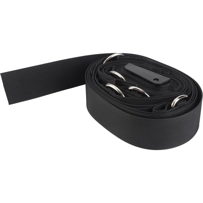 Sangle d'ancrage de porte Sans perçage Sans installation Bandes de résistance pour porte Équipement d'exercice portable Pour la maison black