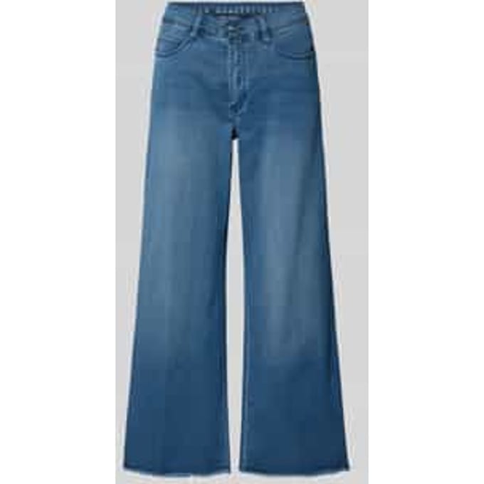 Wide fit jeans-culotte van katoenmix model 'DREAM'