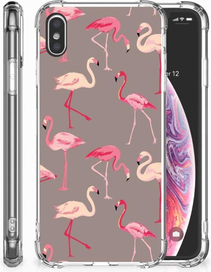 Apple iPhone Xs Max Case Anti-shock Flamingo