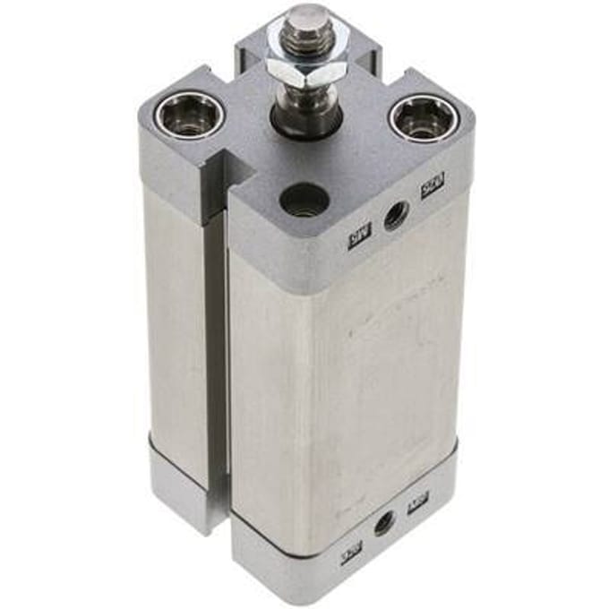 ISO 21287 Compacte Dubbelwerkende Cilinder 25-50mm - Magnetisch - Mannelijke Stang