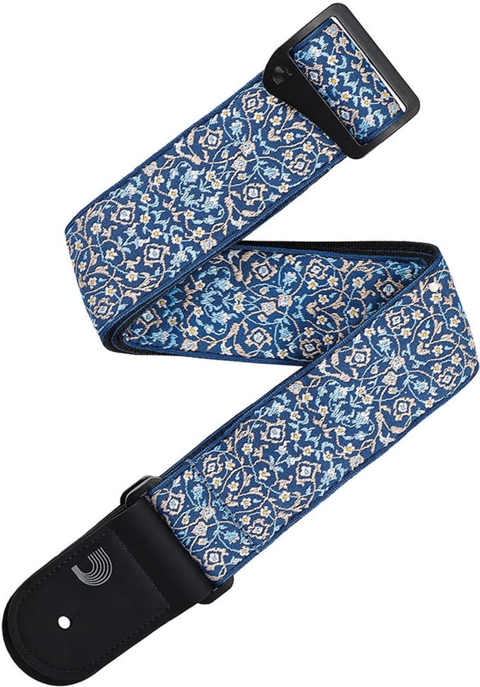 D'Addario 50RW08 Eco Persian Geweven Gitaarband Blue