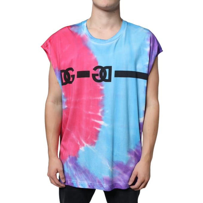Tiedye Korte Mouwen Crew Neck T-shirt