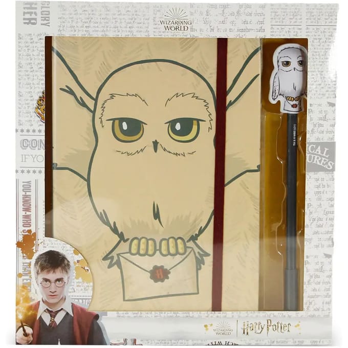 Dagboek en pen Karactermania Harry Potter Hedwige