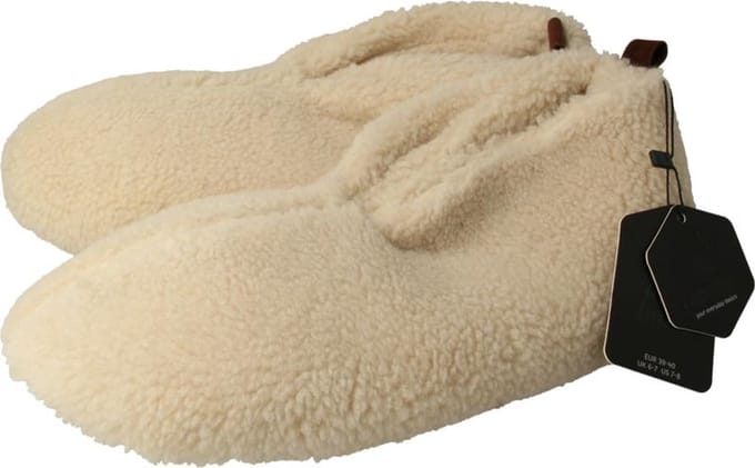 Apollo Slof dames teddy offwhite 39/40 1 Paar