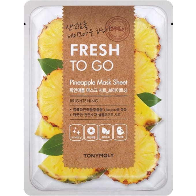TONYMOLY - Fresh To Go Mask Sheet - PINEAPPLE - 1stuk