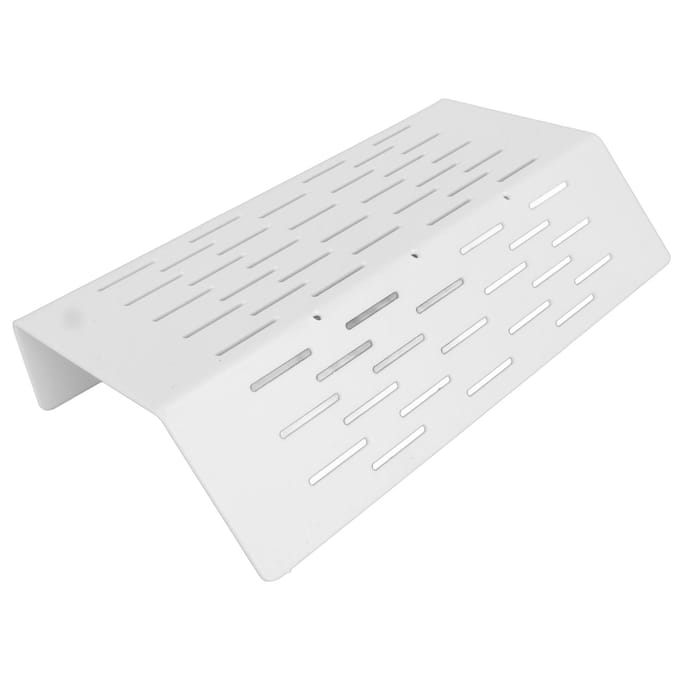 Plateforme de Baignade pour Tortues Acrylique Épais Haute Dureté Marches Creusées Plateforme Stable pour Tortues pour Extra Large white