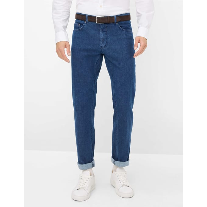 Eurex Heren Jeans  Style CARLOS, denim blauw, maat 30/30