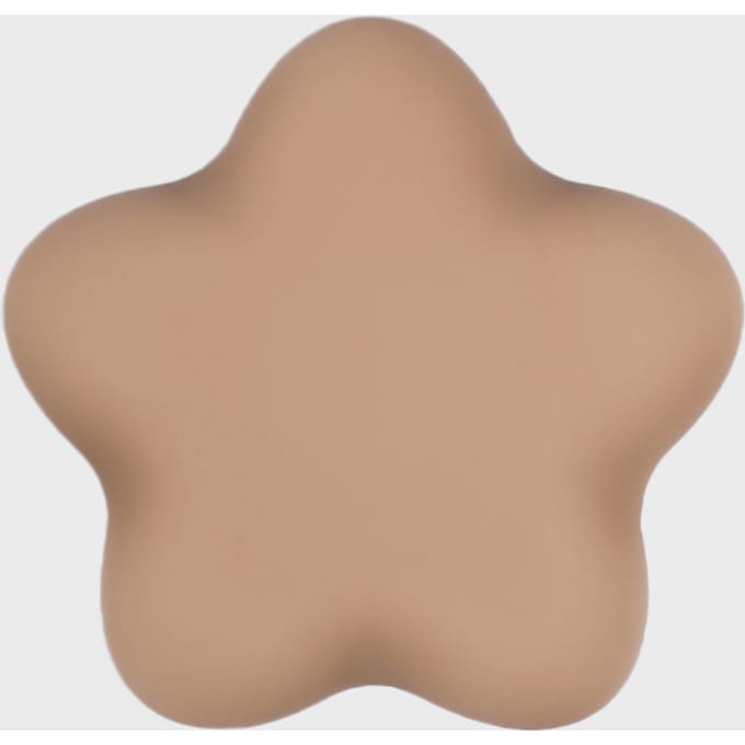 Beige Star Silicone Sticker