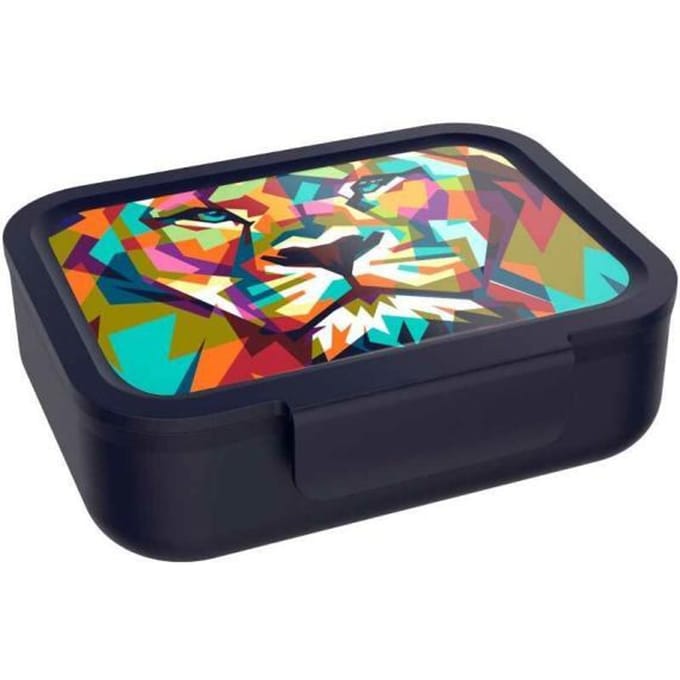 Euromic LUNCH BUDDIES Lion lunch box w/clip & divider