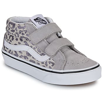 Vans SK8-Mid Reissue V Leopard Glitter Sneakers meisjes Grijs 27