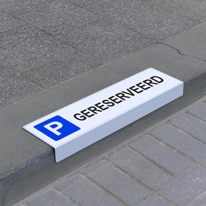 Stoeprandbord - Gereserveerd