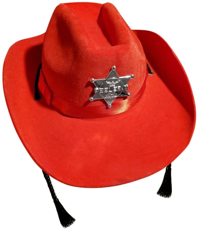 Cowgirl Hoed Rood