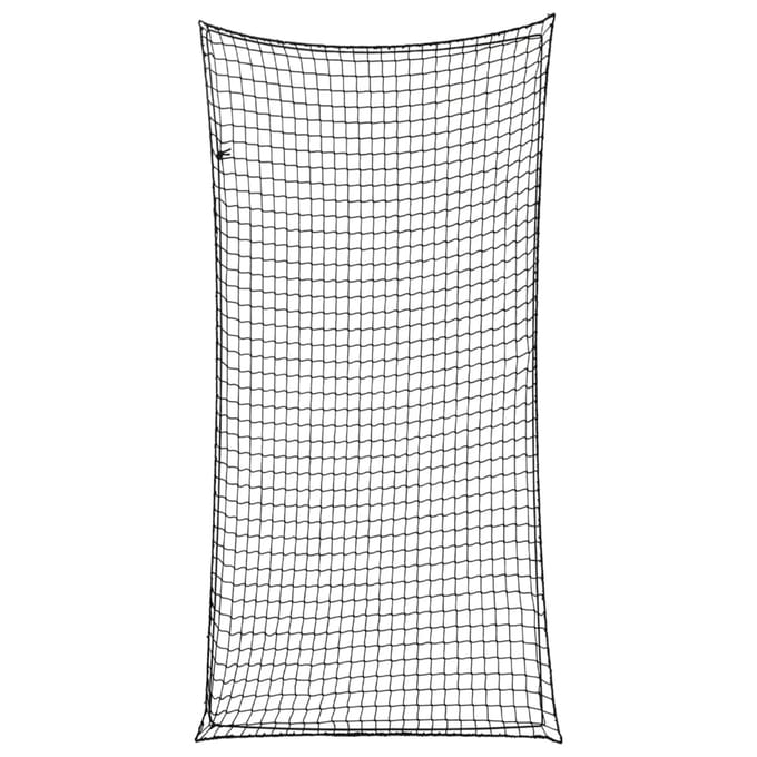 vidaXL - Aanhangwagennet - elastisch - touw - 4x2 - m - polypropeen - zwart