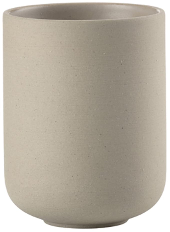 Zone Denmark Sensu Tandenborstelbeker Dia 7,4 x 9,5 cm Taupe
