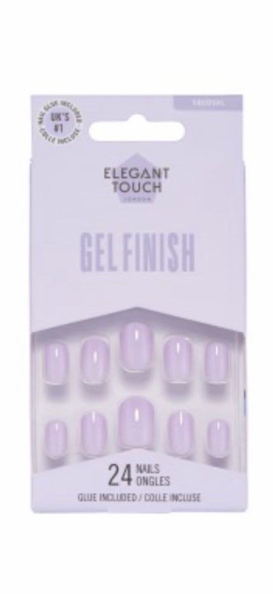 Elgant Touch London Lavender Love Nails 24 stuks + Lijm LiLac