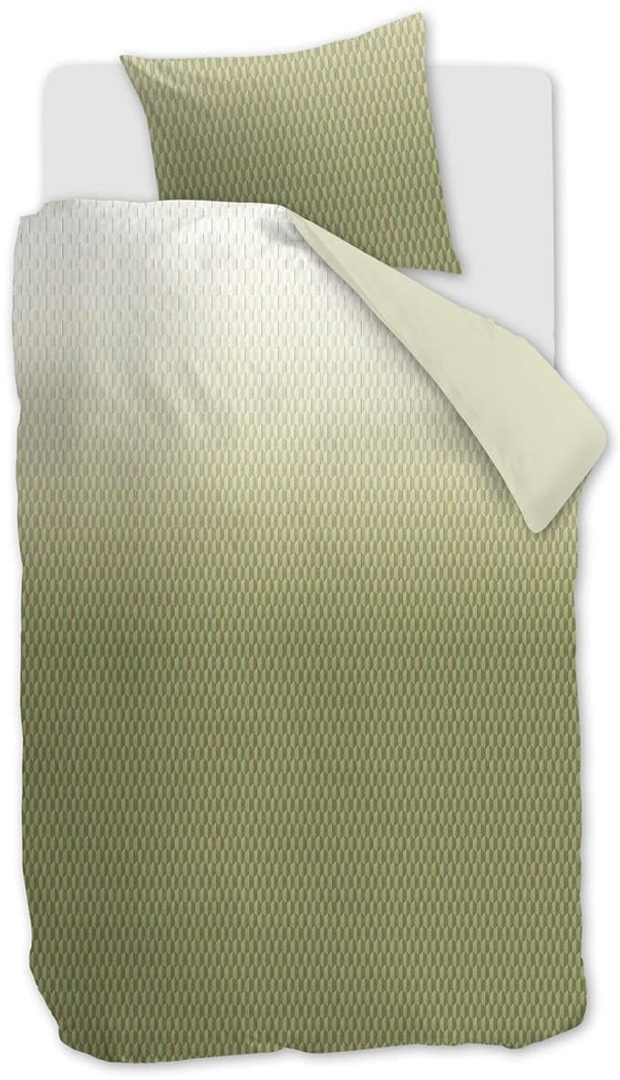 Beddinghouse Nora dekbedovertrek - Eenpersoons - 140x200/220 cm - Groen