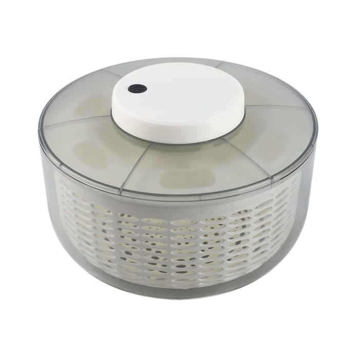 Elektrische Salade Slinger Ingebouwd Afvoersysteem 1500mAh Wassen Drogen Groenten Groente Fruit Slinger Large white