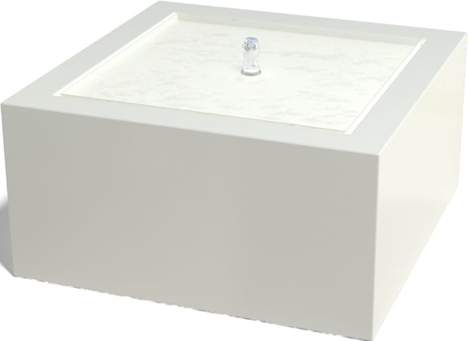 Aluminium watertafel - Lyra - 80x80x40cm - MySteel