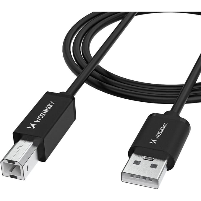 Wozinsky WKDDY3S USB-B - USB-A 480Mb/s Cable 2m - Black