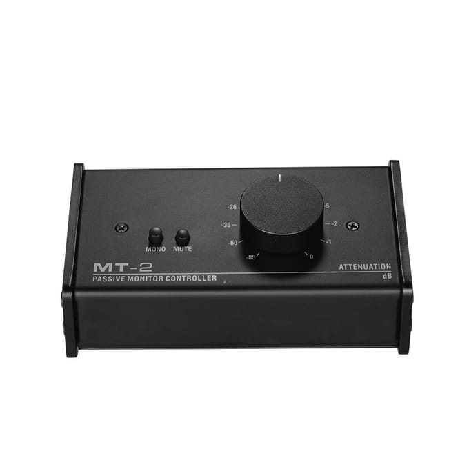 Contrôleur de moniteur passif avec entrées et sorties XLR 3,5 mm prises en charge noir