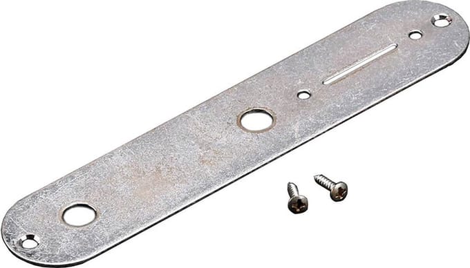 Allparts AP0650007 Control Plate - Verouderd Chroom voor Telecaster®