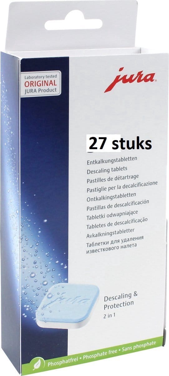 Jura ontkalkingstabletten - Koffiemachineontkalker