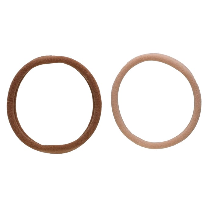 Kitsch, haarelastiekjes set, blush, 20-delige set brown