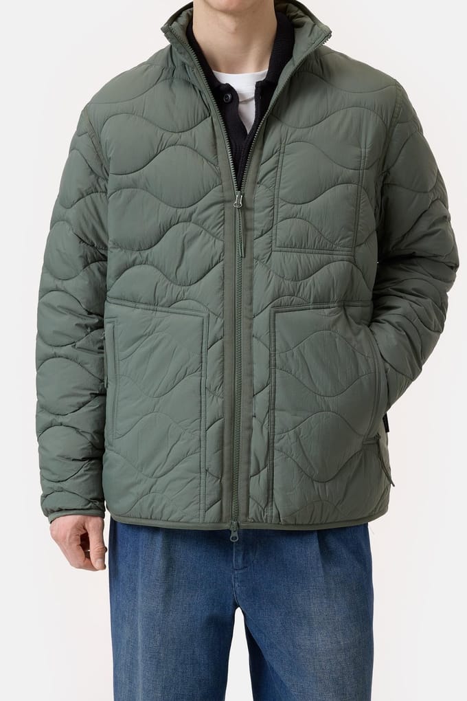 Closed Quilted Jacket Olive Green Taglia: XL | Giacche leggere Outlet | Uomo | Verde